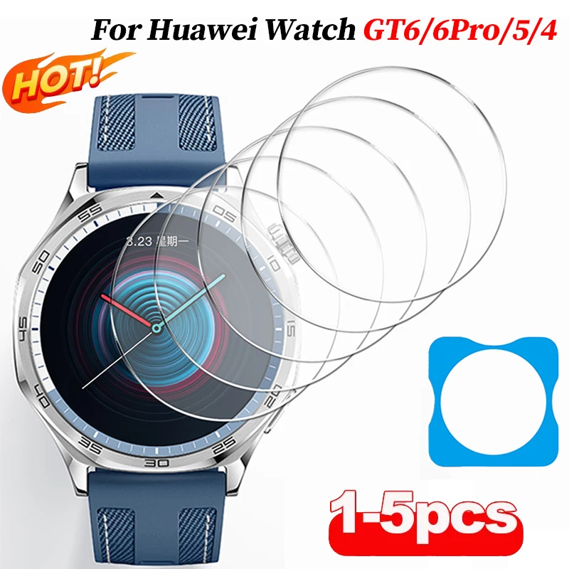1-5 SZTUK Szkła Hartowanego Do Huawei Watch GT5 GT4 GT6 GT6Pro 46mm/41mm Łatwa Instalacja Folia Ochronna Na Ekran Do Huawei GT5 46/42mm