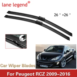 Wiper Front Wiper Blades For Peugeot RCZ 2009 2010 2011 2012 2013 2014 2015 2016 Windshield Windscreen Front Window 26