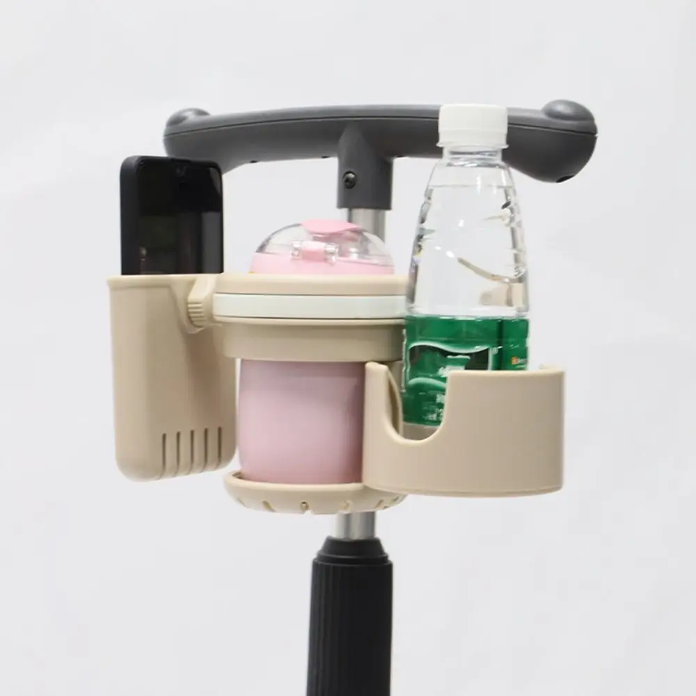Anti-slip Baby Stroller Cup Holder Adjustable Easy To Install Cup Stand Rotatable Coffee Drink Water Bottle Holder