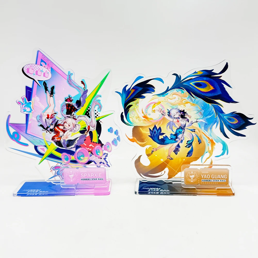 Game Honkai Star Rail Figures Ashveil Sparxie Phainon Archer Mydei Sunday Sparkle Anime Acrylic Kafka Model Desk Ornaments Gift