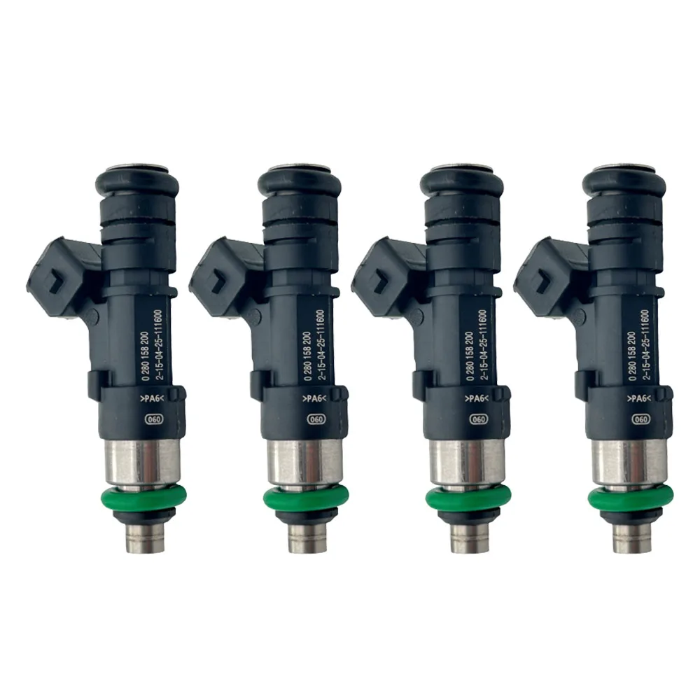4pcs Fuel Injectors For FORD B-MAX C-MAX FIESTA FOCUS FUSION MONDEO PUMA FIGO 0280158200 98MF9F593BA 98MF9F593BB Accessories