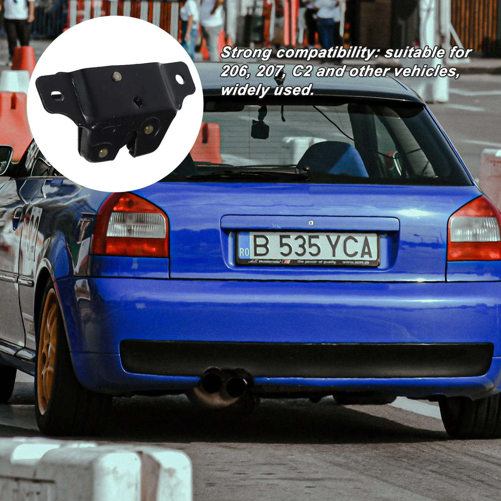 자동차용 뒷문 잠금 장치 헤비 듀티 리어 트렁크 래치 교체 내마모성 트렁크 도어 잠금 장치 보안 부품