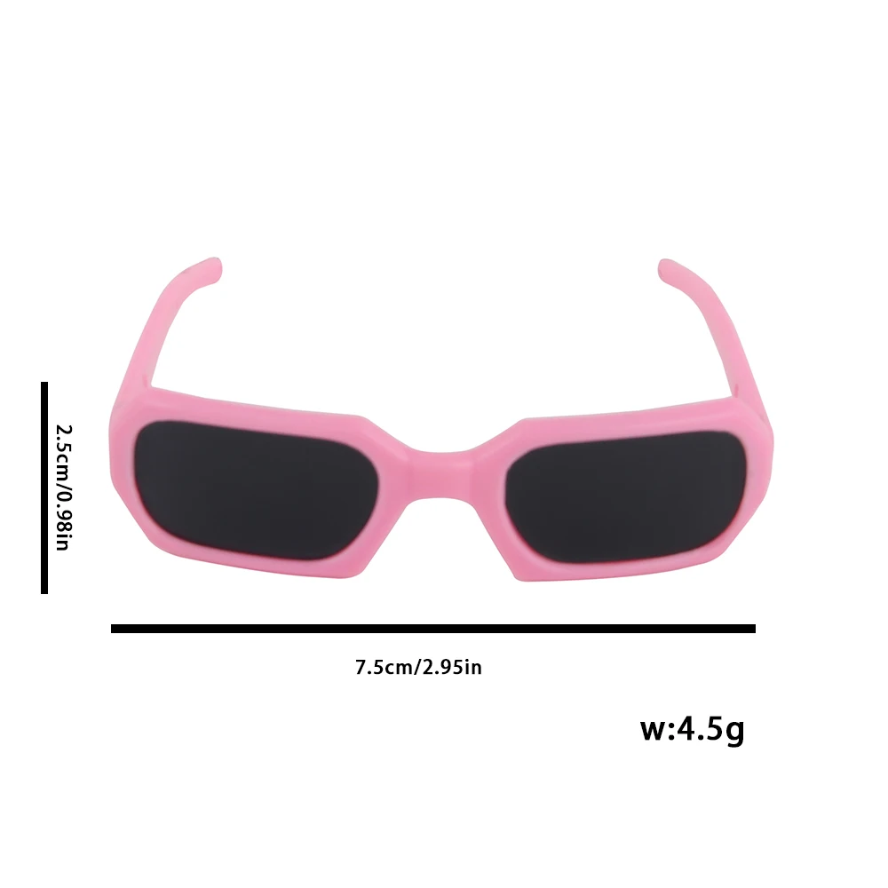 Cute Doll Sunglasses Mix Styles Mini Eyewear for 18 Inch American & 43cm Reborn Baby Newborn,OG Girl Dolls Dress-Up Accessories