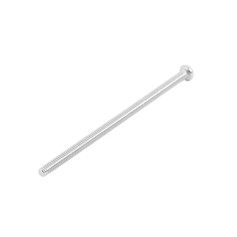 SDFC-240 X فضي اللون M2 X 40 مم 304 مسامير مستديرة من الفولاذ المقاوم للصدأ #4