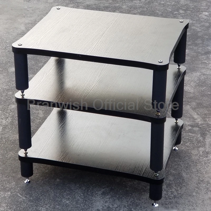 Marco de gabinete de altavoz SUS 304, estante de Audio de 2-4 niveles, soporte amplificador antivibración, tablero E1 para amplificadores, caja de sonido, lugar de estante