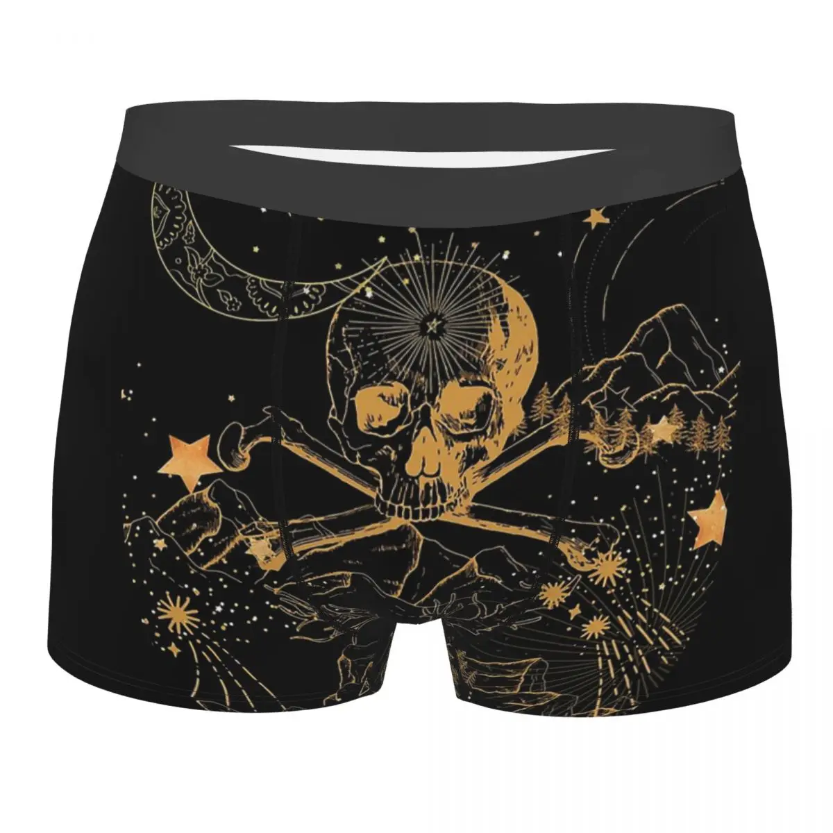 Skull Mania Underpants Homme Panties Male Underwear Ventilate