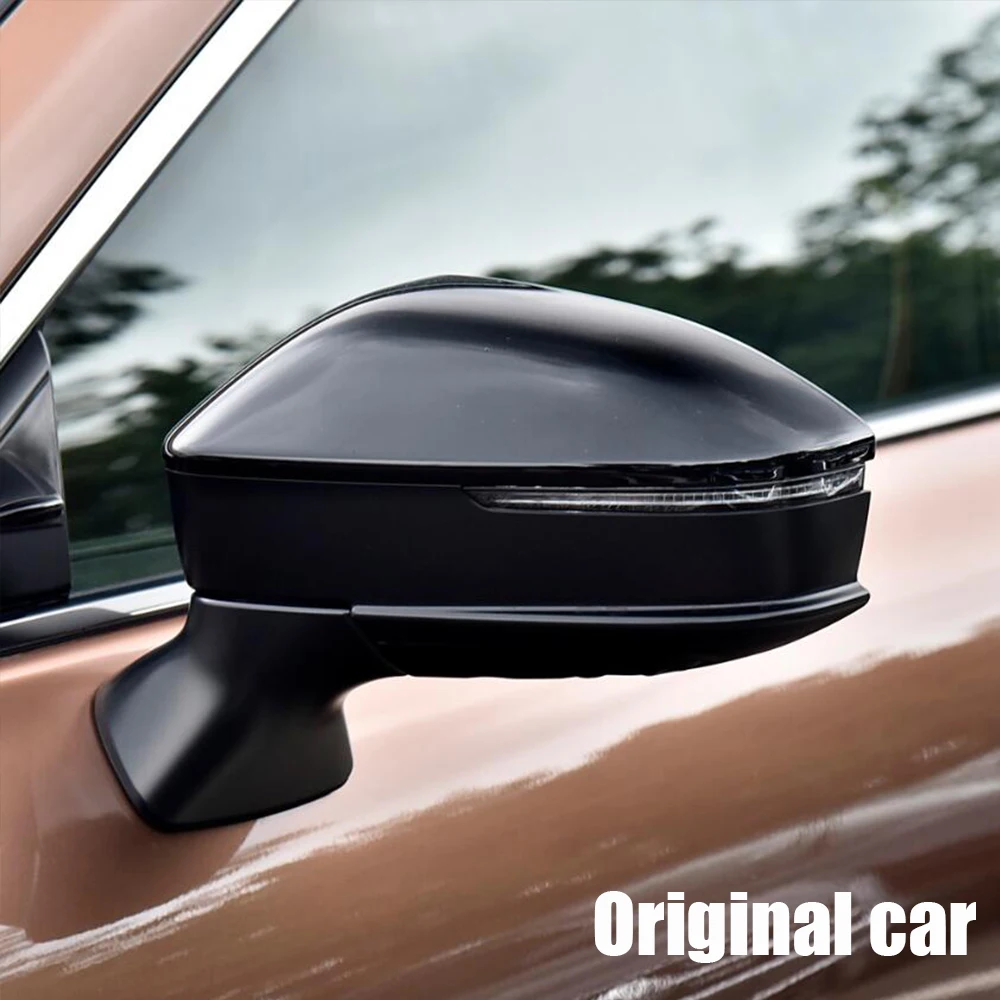 LHD Carbon For Toyota Crown Crossover Sport Cross 2023 2024 Car Body Door Side Rear View Mirror Frame Cover Rearview Trims