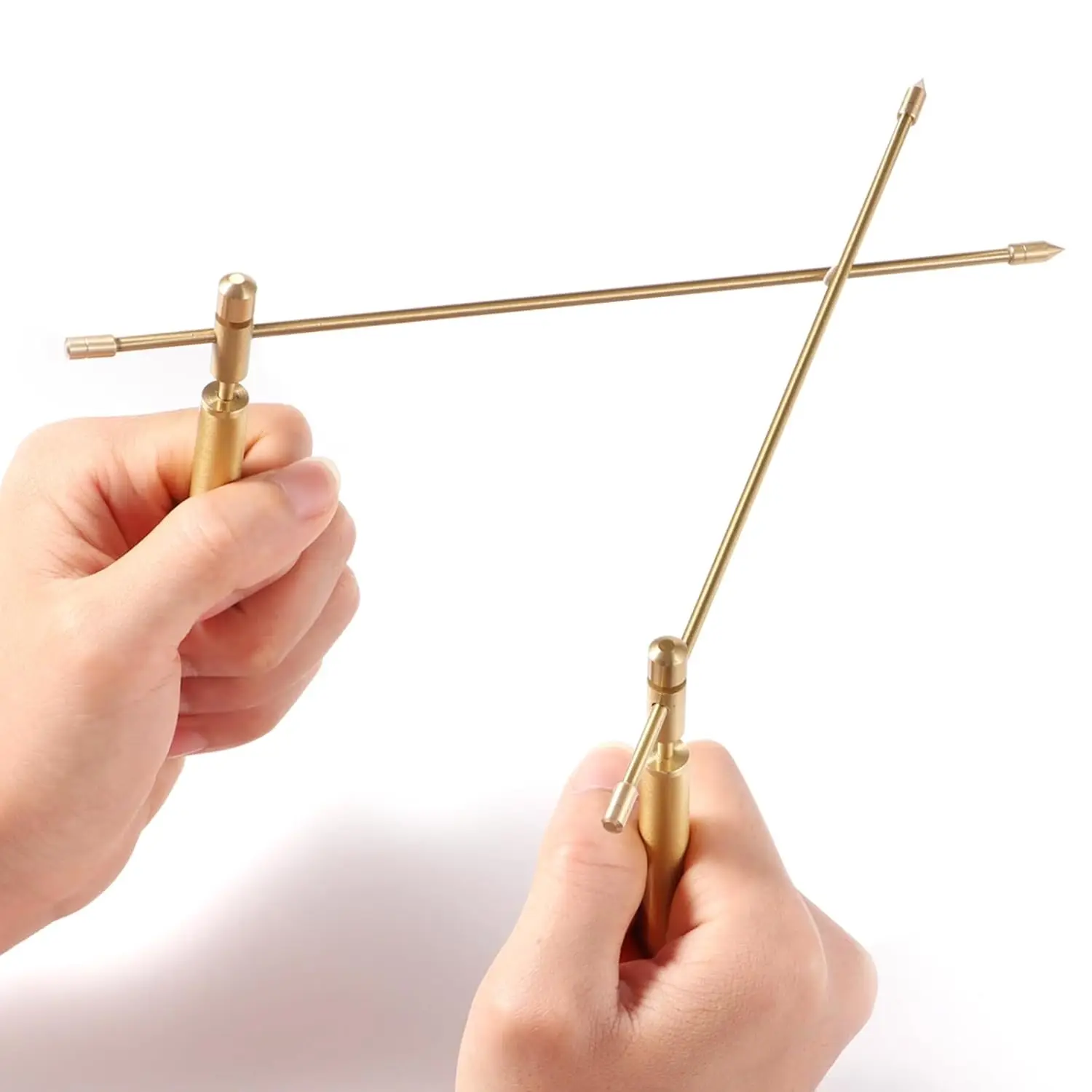 2 PCS Dowsing Rods Copper - Flexible Rotation Tool Dowsing Rods, Upgraded Divining Rods Detect Rods for Finding Items