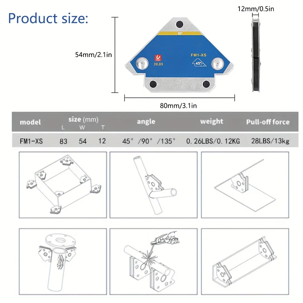 Magnetic Welding Holder Set:Versatile Angles for Precision, Stability&Efficiency in Professional and DIY Welding