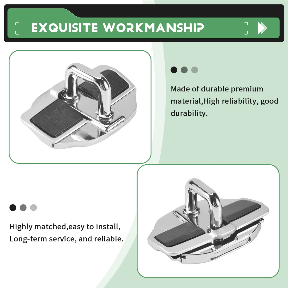 

Прочный 2 комплекта пряжек для дверного замка автомобиля, улучшенная крышка стабилизатора, защелки, стопор для серии, аномальный