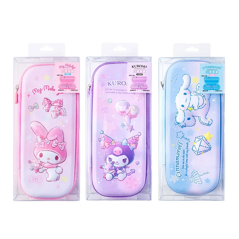 Piórnik Sanrio o dużej pojemności Cinnamoroll Kuromi melodia studencka pudełko na długopis ołówki torba piórnik pudełko na artykuły biurowe przybory