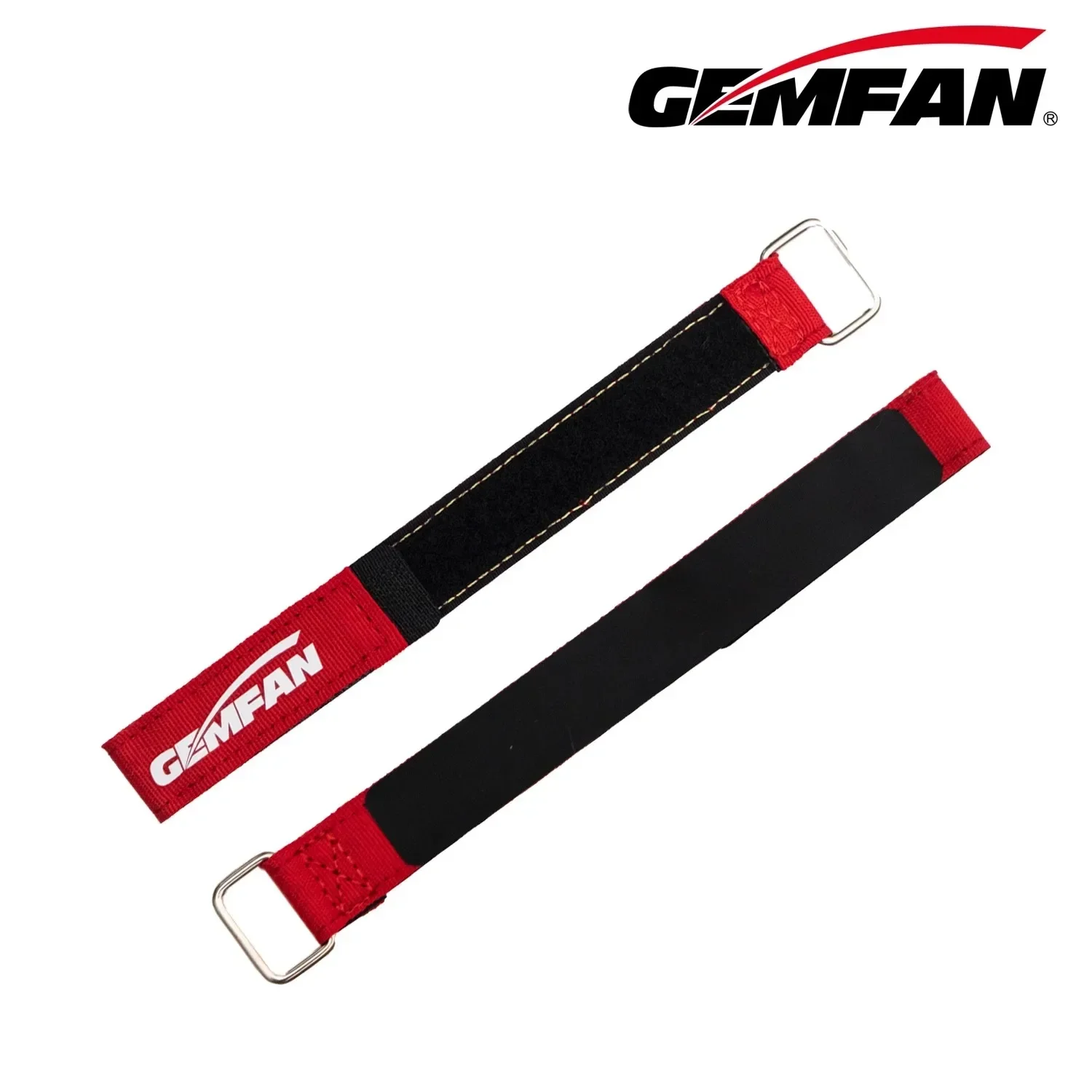 Gemfan Fpv Anti Slip Battery Strap, Metal Buckle, Fixed Battery Fluorescent Green Red