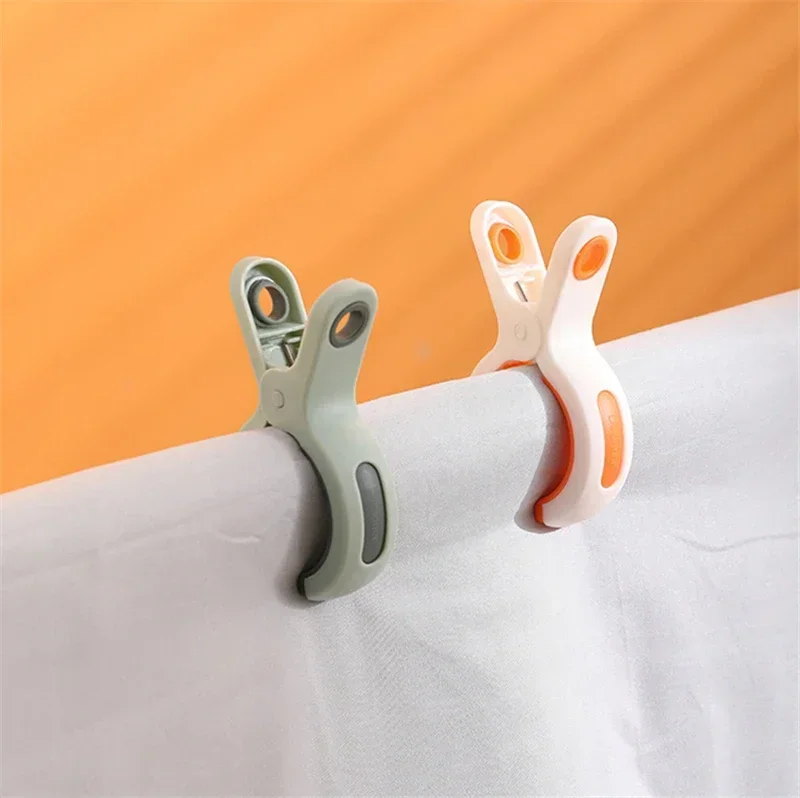 3pcs ABS Beach Towel Clips Large Plastic Windproof Clothes Hanging Peg Quilt Clamp Holder for Beach Chair Cruiser Bed Sheet Clip