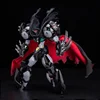 Mjh sentinel getterリニアアクションフィギュア,ブラックモデル,ボックスキット付きロボット玩具,エスケープオートバイ,mg 1/100,新品 3