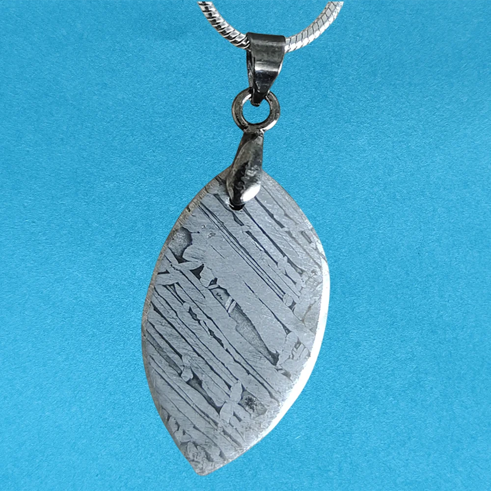 Muonionalusta Natural Iron Meteorite Specimen Pendant Meteorite Pendant Specimen Collection - CD169