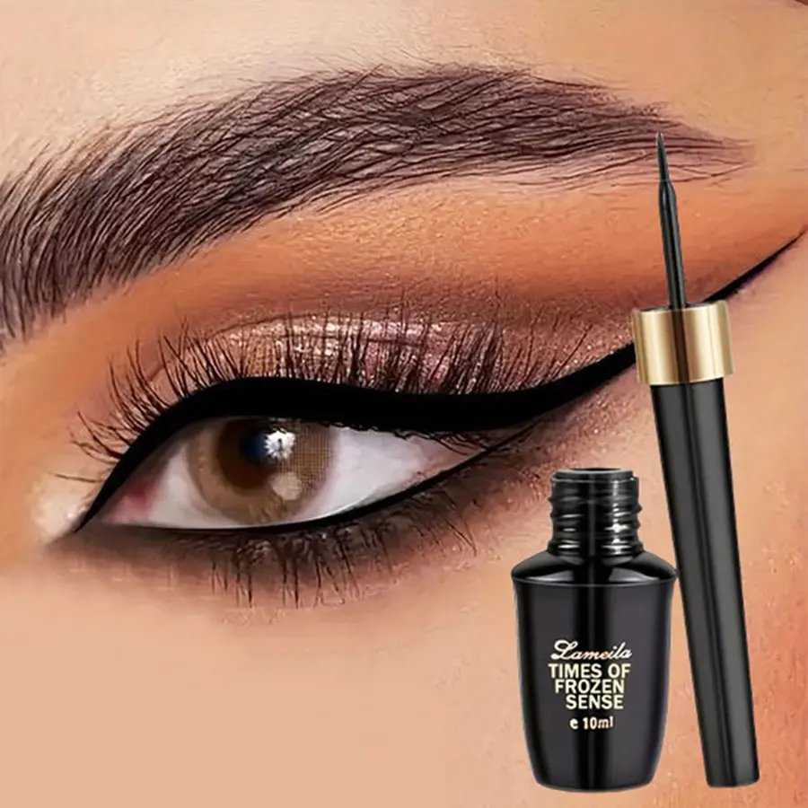 Stylo Eyeliner Liquide à vaccage Rapide, Imperméable, Non Flou, Longue Durée, Ultra-Mince