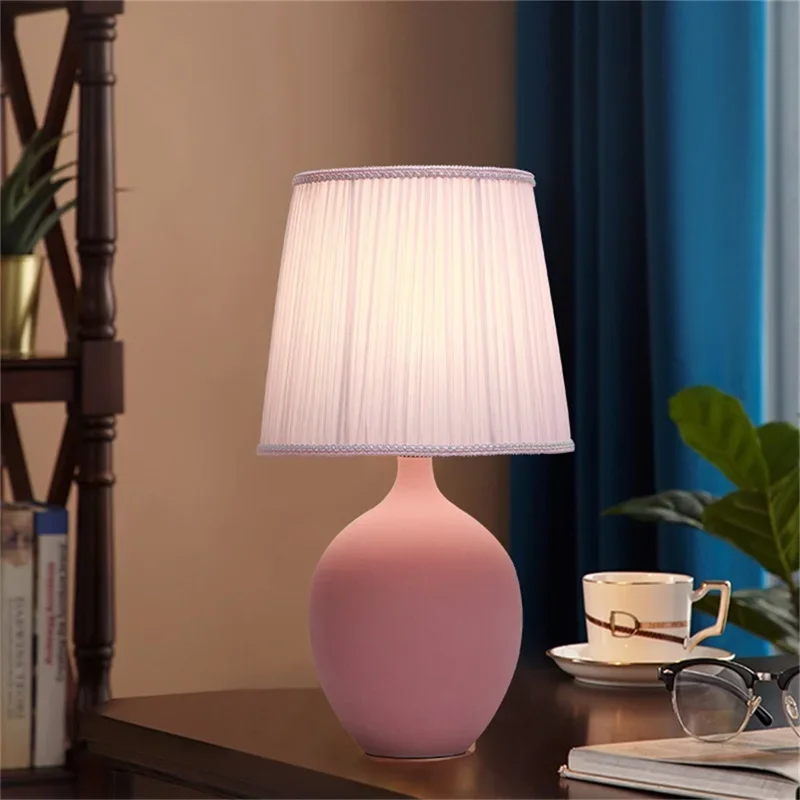 PLLY Dimmer Table Lamp Ceramic Desk Light Contemporary Creative Decoration for Home Bedroom