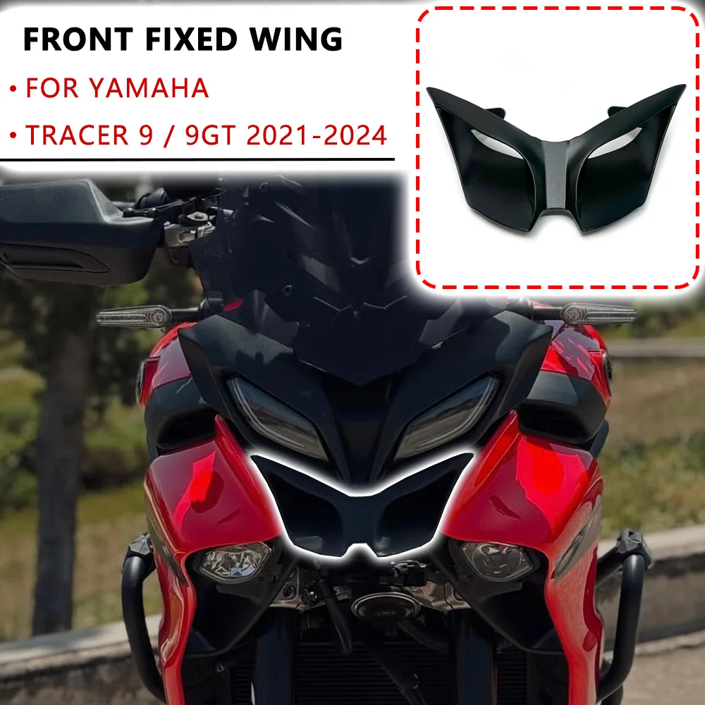 TRACER9 Front Spoiler For YAMAHA TRACER 9 / TRACER 9GT 2021-2024 Front Lower Lip Wind Wing Fairing Winglets Motorcycle Parts