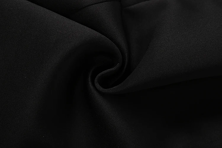 Weird Puss Fashion Mesh-Patchwork-Kleid für Damen, sexy, farbblockierend, trendig, mit Umlegekragen, langen Ärmeln, elegant, für Party und Club, figurbetont – Detail 11