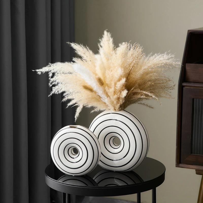 

Ваза для цветов для сушеных цветов, скандинавский домашний декор, интерьерная керамика и керамика, керамические вазы, центральные свадебные столы, украшение стола