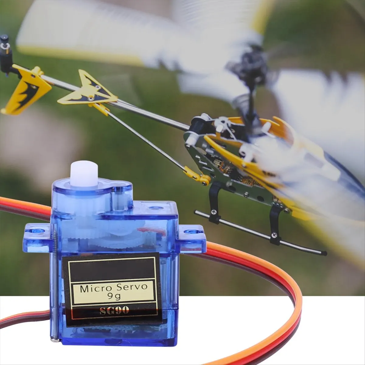 New arrival  10PCS SG90 9G Mini Servo Servo Motor for RC Planes Robot Arm Fixed-Wing Servo Motor Control for Airplane 180°
