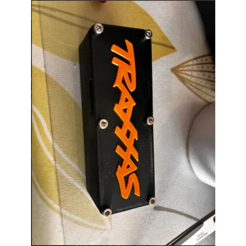 For 1:10 Traxxas TRX4/TRX6 Extended Receiver Box Infused With Carbon Fiber, Large Storage For Multi Light Kits RC Crawler Parts