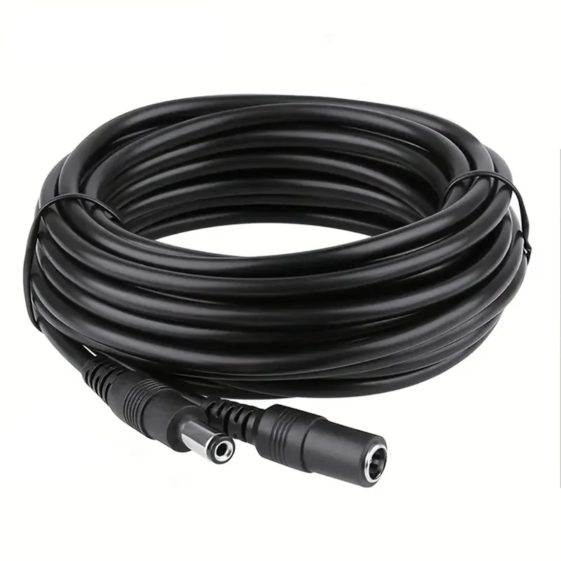 3/5/10/15/20/30M DC 12V Power Extension Cable 5.5*2.1mm Connector Male To Female For CCTV Security Camera Extended Power cable