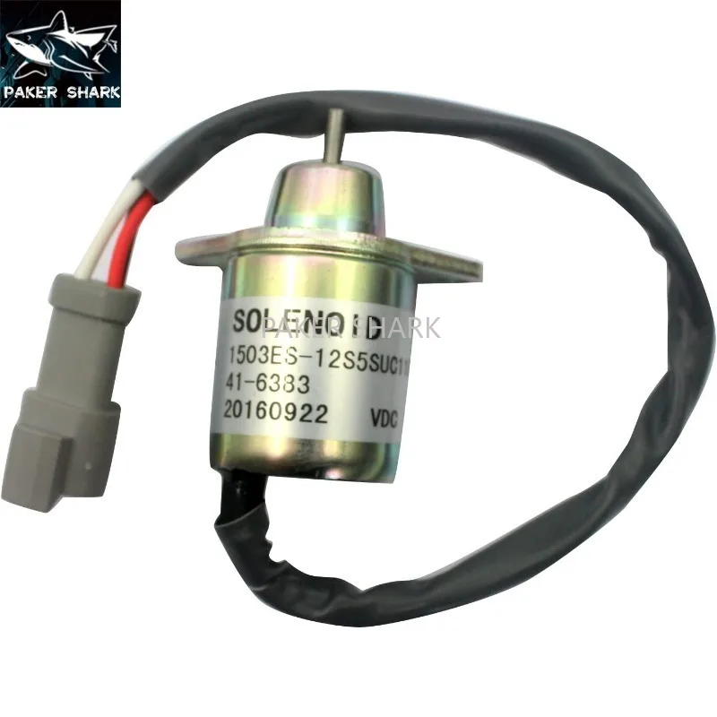 

Для TK 41-6383 41-4306 электромагнитный клапан отключения топлива, двигатель Yanmar SA-4920, электромагнитный клапан отключения топлива, экскаватор