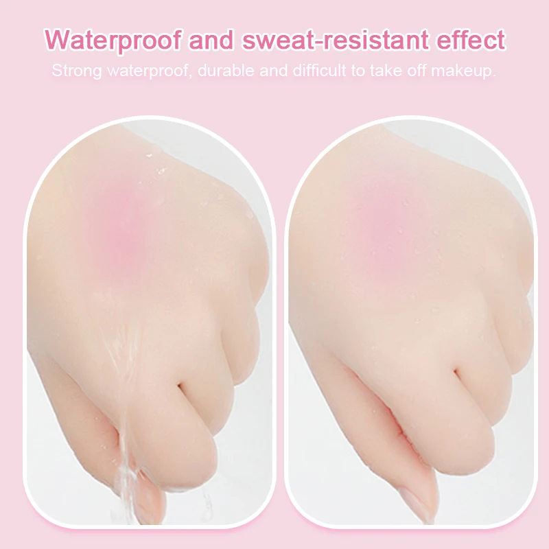 Preto cristal blush multi bálsamo magia mudança de temperatura blush gel creme para lábio maquiagem dos olhos rosa bochecha matiz rouge paleta