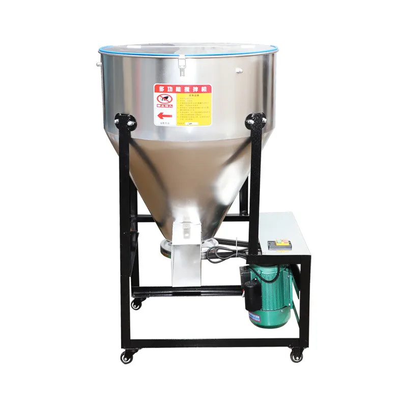 

Stainless steel granule powder fish and shrimp feed mixer farm equipment wheat seed dressing coating mixer