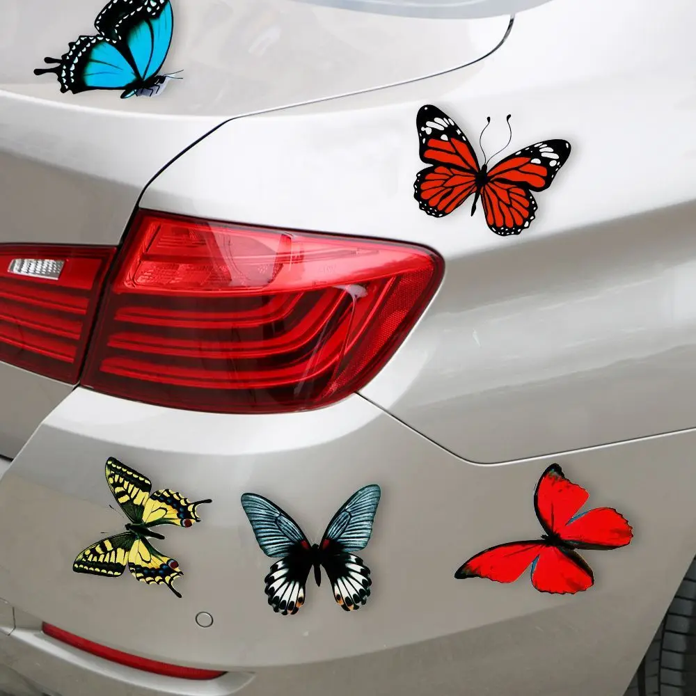 Lovely Creative Automotive Motorcycle Simulation Butterfly Auto Exterior Decors Car Stickers Scratch Sticker Decals