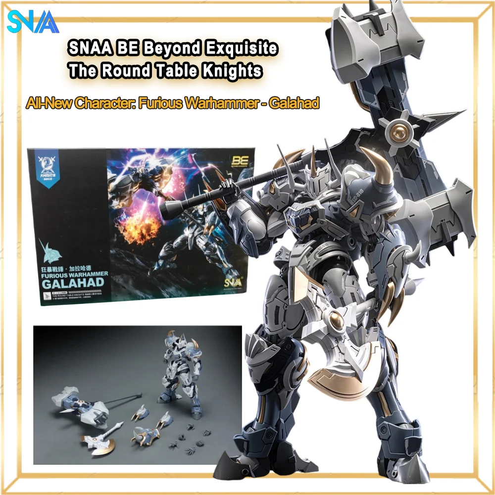 

Original SNAA Mecha Knight Model Round Table Knights 1/144 Assembly Action Figure Galahad Lamorak Percival Kit Collectible Toys