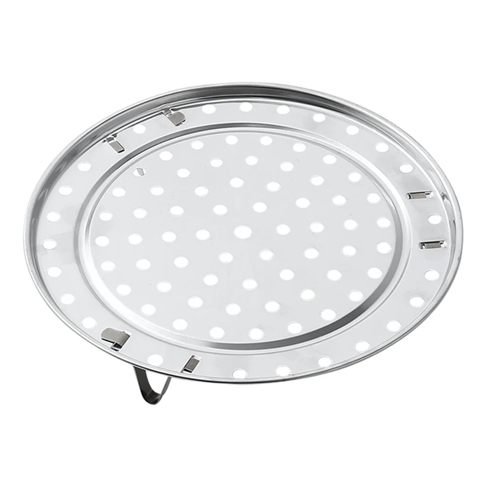

Stainless Steel Steaming Rack Detachable Support High Legs Thick Plate for Kitchen Food Steamer Pot Insert Multi Food Steamer