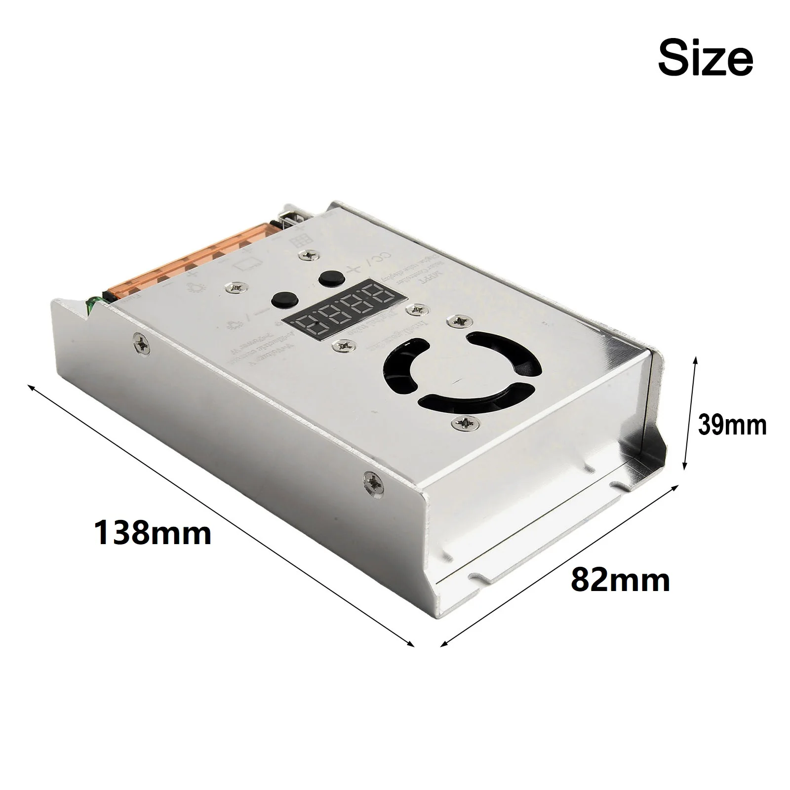 750W For MPPT Solar Charge Controller 25A with Real-Time LED Display Showing PV Input Current Power Output and Battery Voltage
