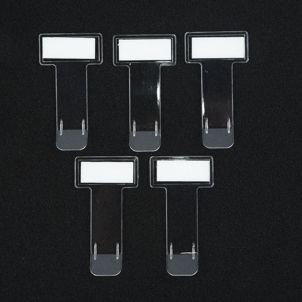 

Card Ticket Clip Plastic Vehicle 5pcs Accessories Car Clear Sticker Windscreen Holder Organizer Parking Portable