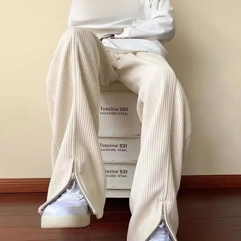 

Trendy Men's Straight-leg Jeans For Autumn/winter Versatile Casual Style Youthful Trendy Wide-leg Pants