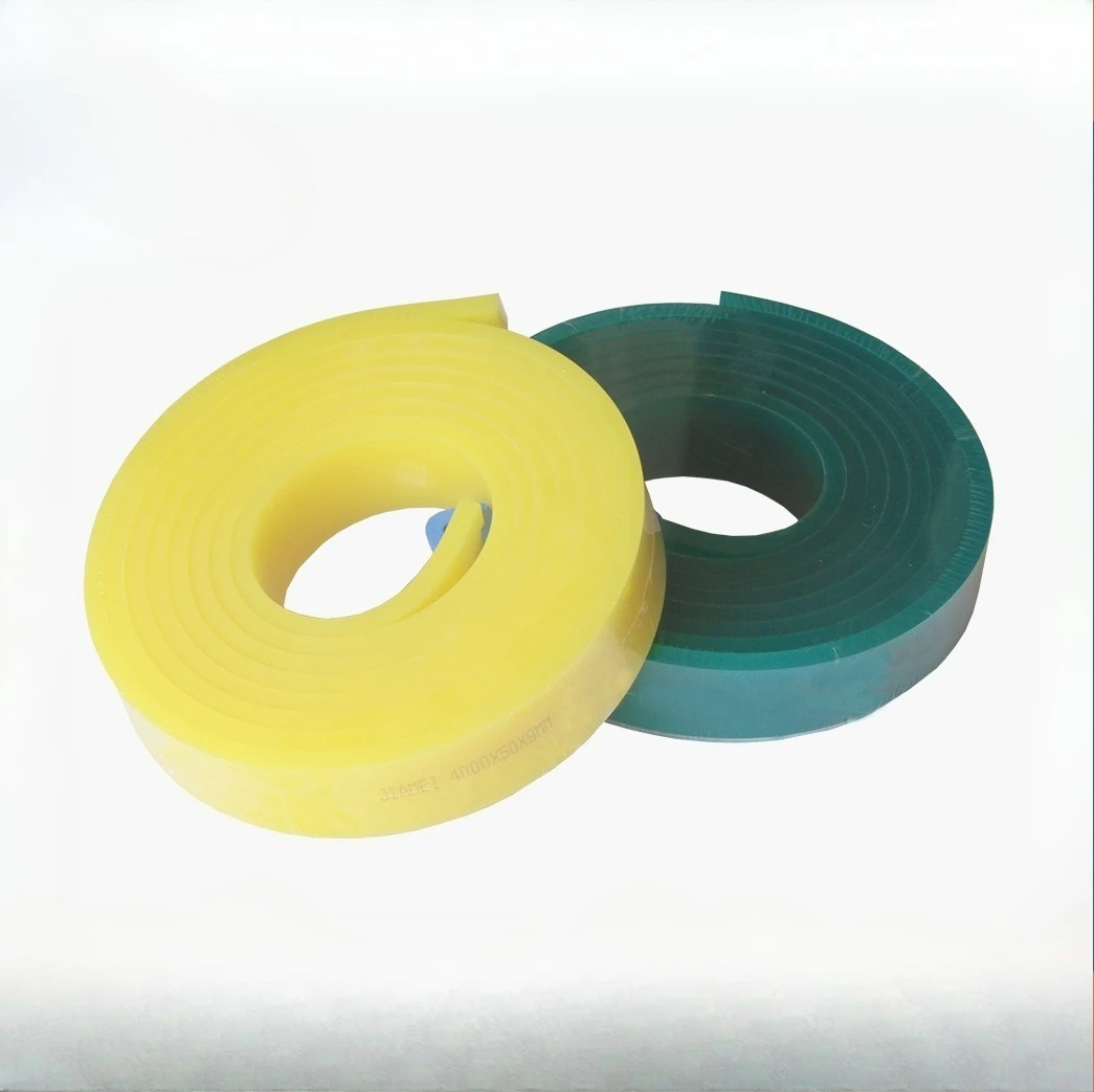 Screen Printing Scraper Water-based Oliness Ink Rubber Strip 25 *5  Flat and Sharp Mouth for Press Machine