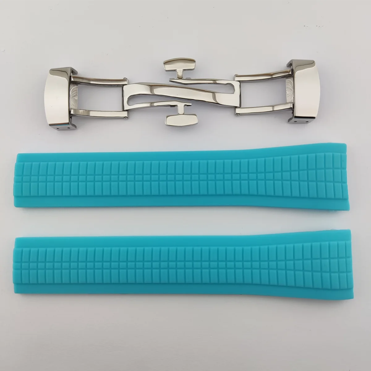 22mm Watch Strap Universal Strap NH35 Case NH35 Strap Silicone Rubber Strap Suitable For 41 MM Case Miyota 8215 NH35/NH36 Case