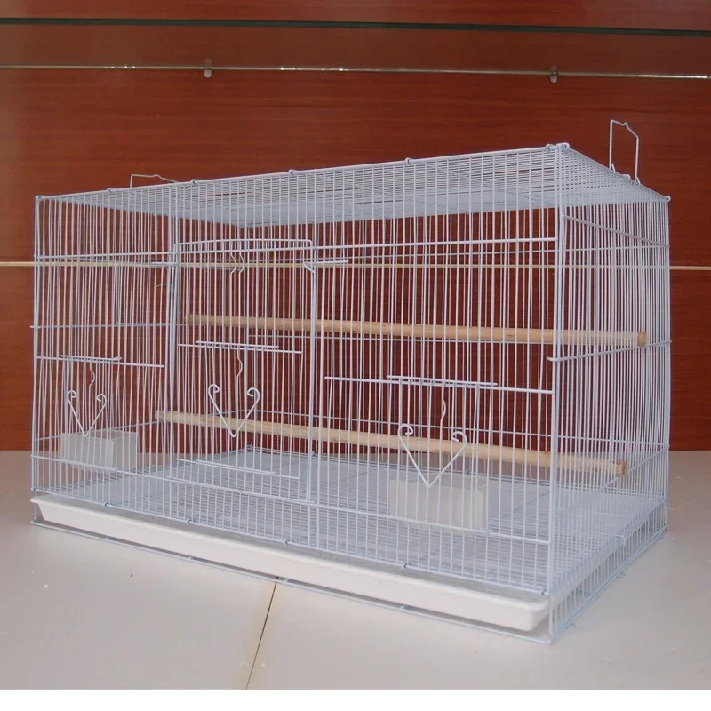 76.5x45x46cm Extra Large Bird Cage Parrot Pet Wholesale Large Outdoor Cheap Wrought Iron Canary Bird Cage Breeding Big Cage