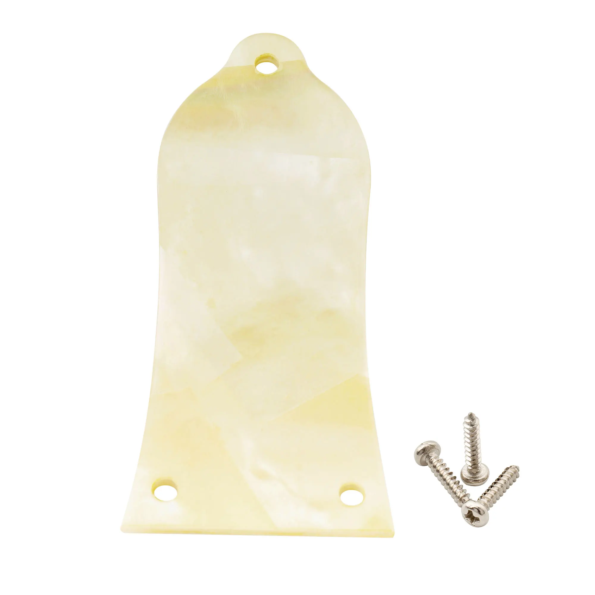 Musiclily Pro Natural Mother of Pearl/Paua Abalone Shell 3-Hole Guitar Truss Rod Cover for China Made Epiphone LP Style Guitar