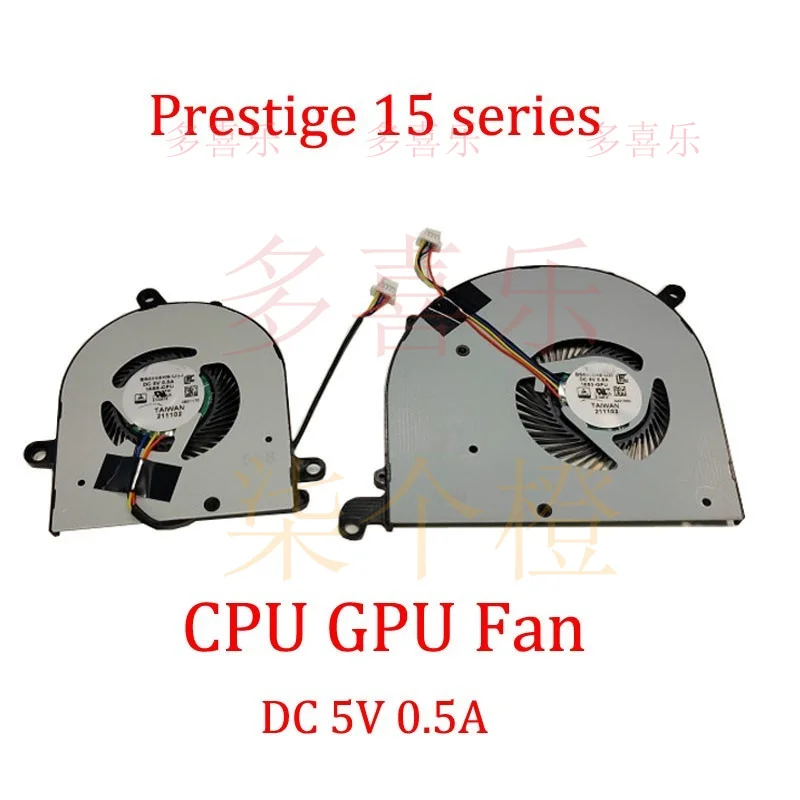

Вентилятор графического процессора ZMZM для MSI Prestige 15 A11SB A11SC A11UC A11UD A12UC A12UD DC 5 В 0,5 А