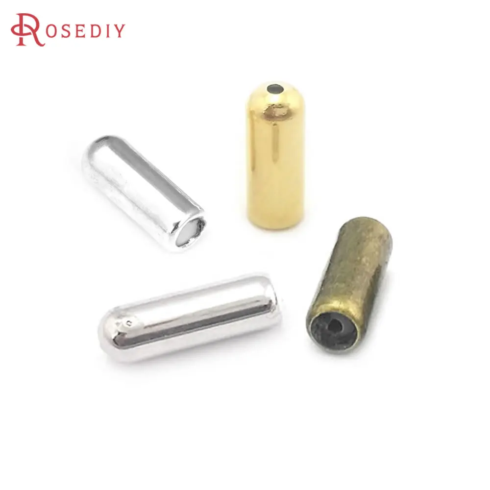 50 SZTUK 10,5x4MM Złoty kolor Antyczny brąz Mosiądz i gumowa szpilka do kapelusza i broszka Szpilki Korek Diy Biżuteria Akcesoria
