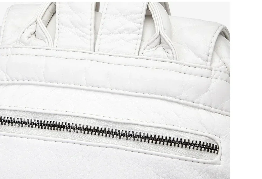 2026 Vintage-Rucksack aus gewaschenem Leder für Teenager-Mädchen, kleine Schultasche, lässiger Tagesrucksack, geräumiger, kompakter Reiserucksack – Detail 19