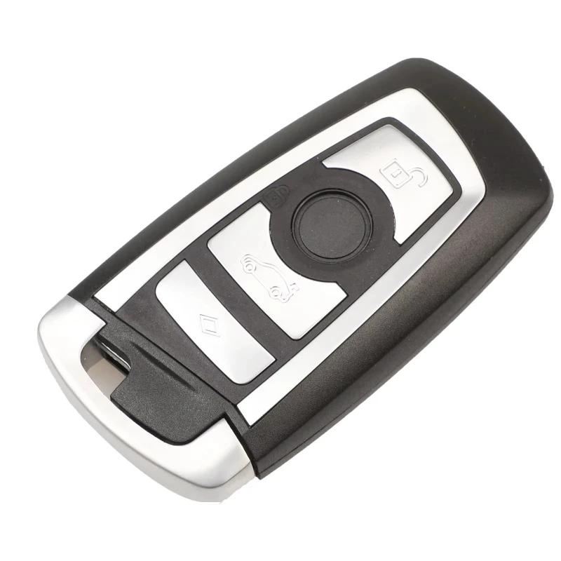 4 Buttons Silver Keyless Remote Car Key 315Mhz/433Mhz/868Mhz ID49-PCF7945P Chip For BMW 2009-2016 3/5/7 CAS4 F series