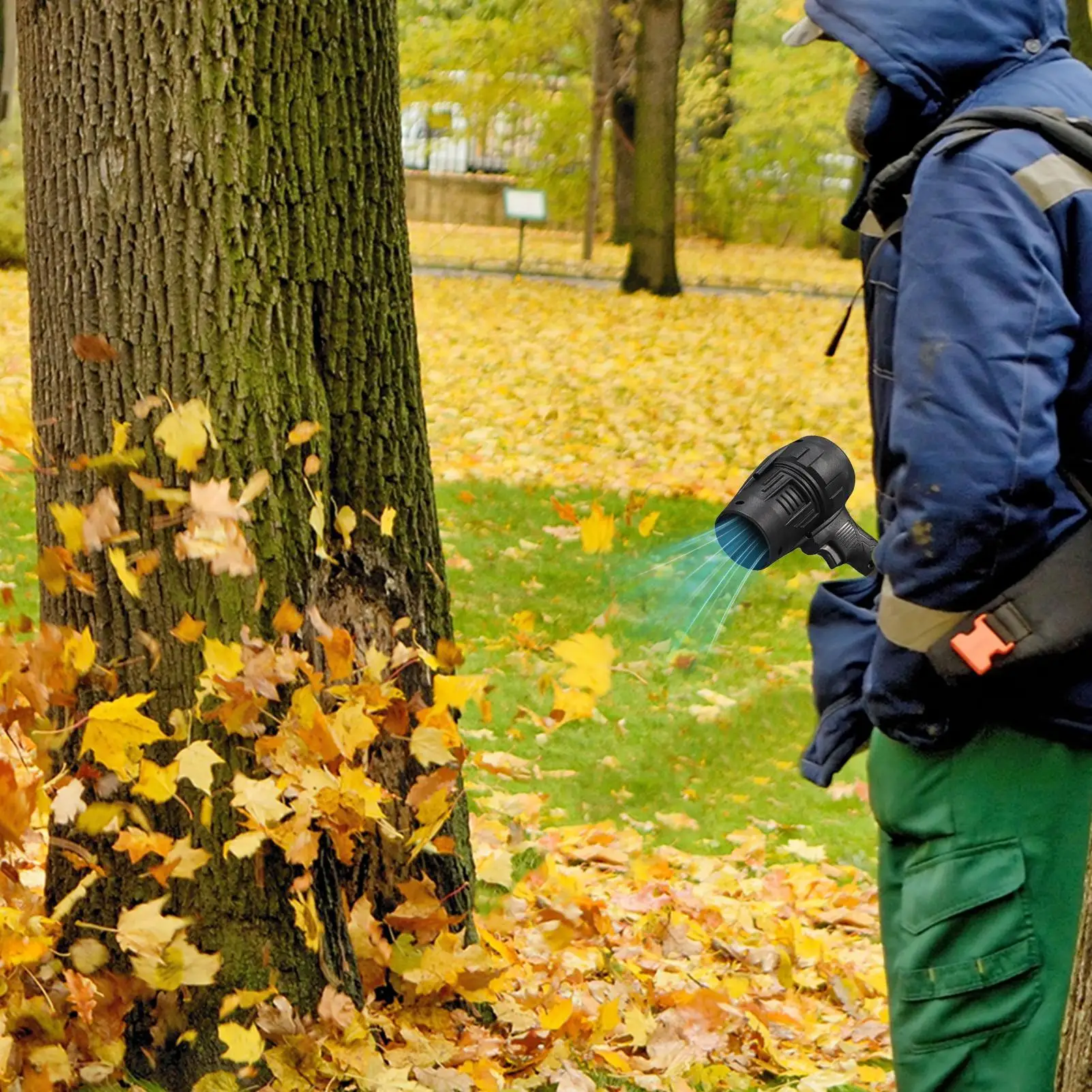 

Leaf Blower Cordless Super Power Air Duster Variable Portable Leaf Blower With Battery And Charger For Grass Lawn Driveway Patio