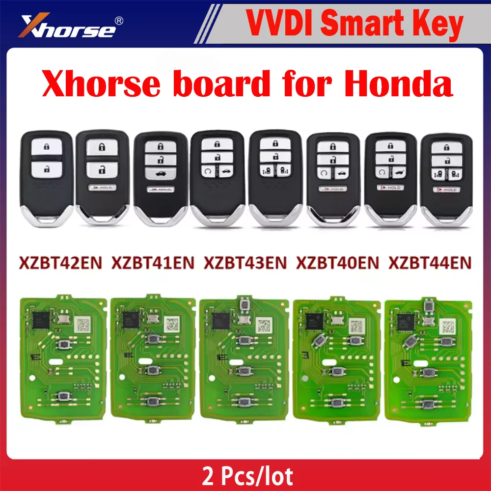 

KEYECU Xhorse P/N: XZBT40EN/ XZBT41EN/ XZBT42EN/ XZBT43EN/ XZBT44EN Remote Board for Honda Smart Remote Key Fob 2 3 4 5 Buttons