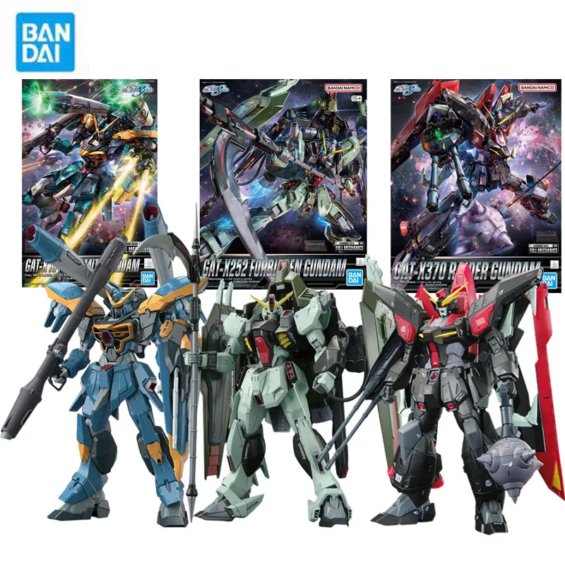 Bandai Genuine Gundam Model Garage Kit FM Series 1/100 FULLMECHANICS RAIDER FORBIDDEN CALAMITY Anime Action Figure Toys for Boys