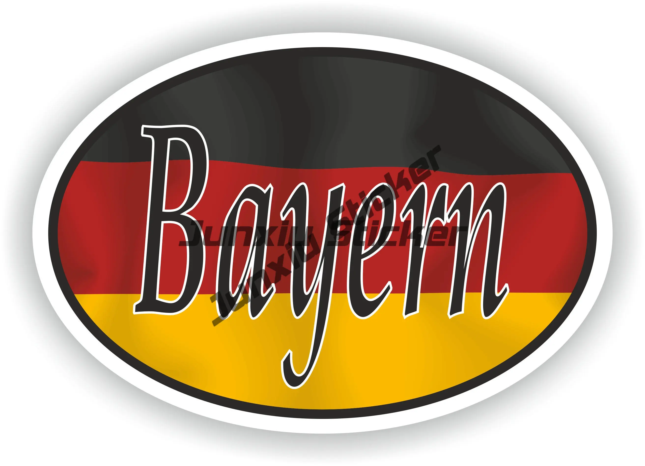 German Berlin Bremen Oval Flag Vinyl Sticker Germany Crest Coat of Arms City Hamburg Bavaria Niedersachsen Seal Round Decal