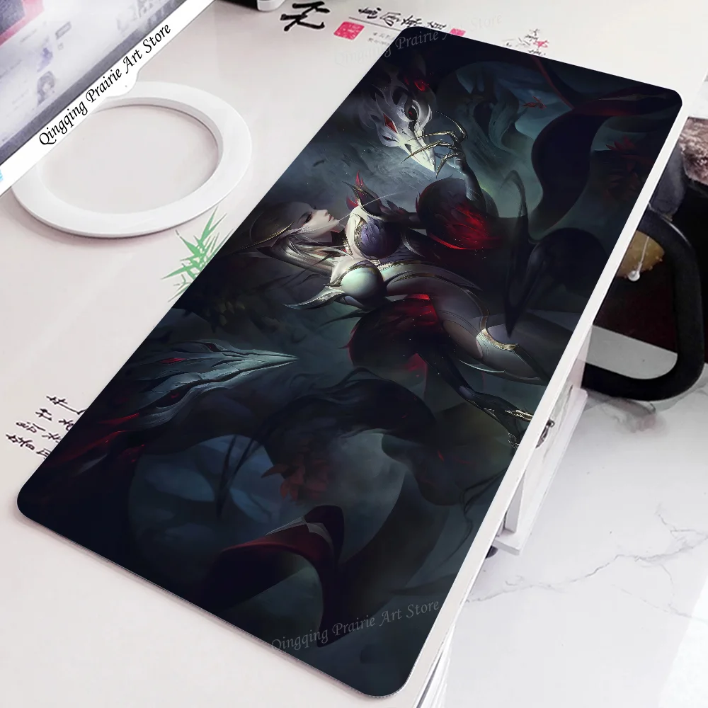 Evelynn League of Legends Mousepad Mouse Mat Desk Mat With Pad gaming accessories Prime Gaming XXL Keyboard Pad