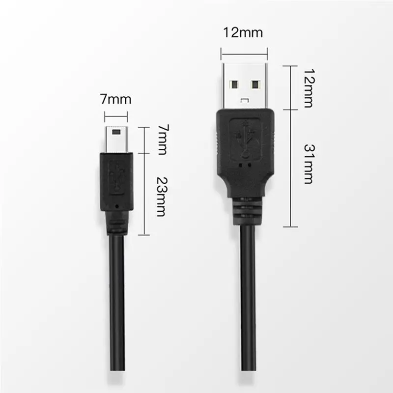 #94A (Black)Driving Recorder Cable Mini 2000Ma Car Supplies Charging Cable 3.5M B,Consumer Electronics